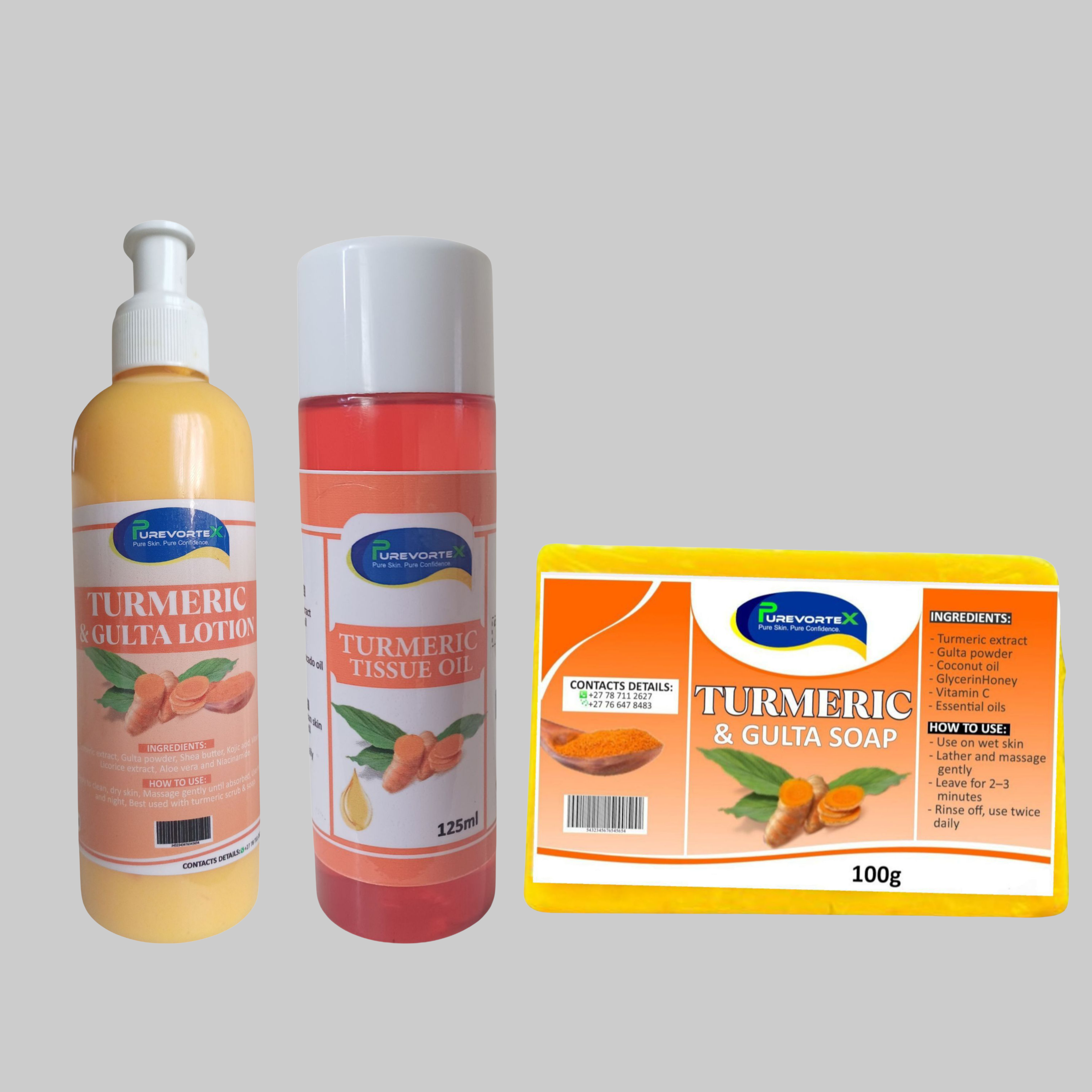 Turmeric Daily Glow Set for Skin