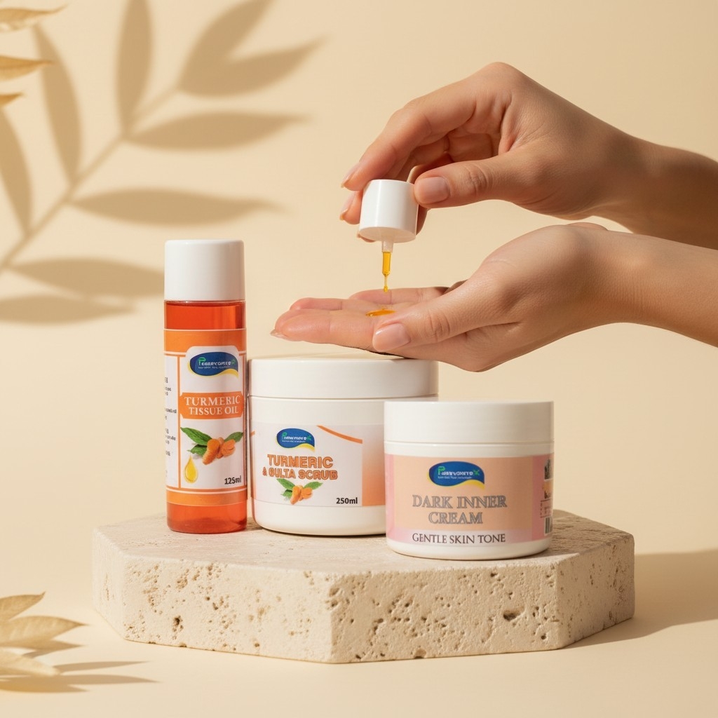 Dark Areas Care Combo with Turmeric Oil